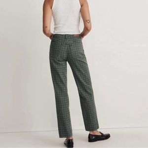 Madewell Plaid Jeans